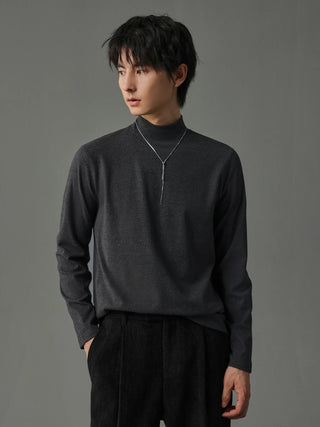 half turtleneck shirt
