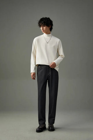 half turtleneck shirt