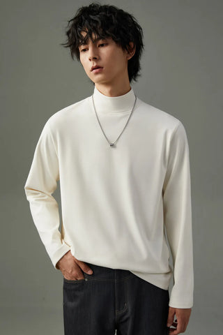 half turtleneck shirt