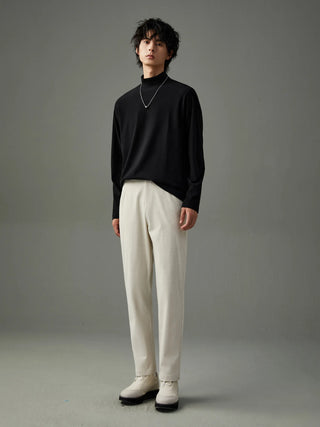 half turtleneck shirt