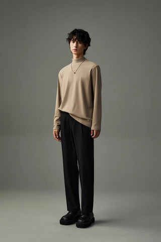 half turtleneck shirt