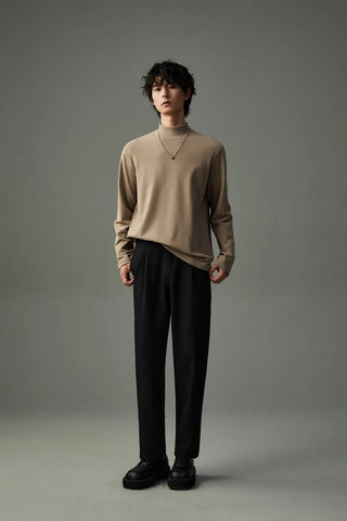 half turtleneck shirt