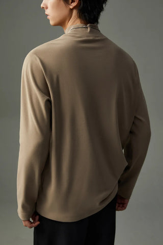 half turtleneck shirt