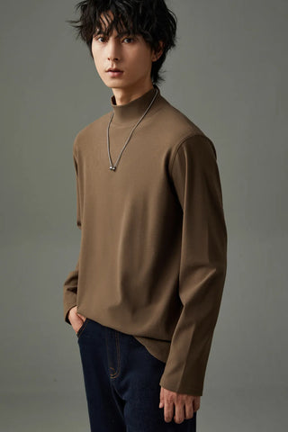 half turtleneck shirt
