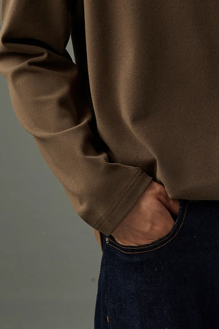 half turtleneck shirt