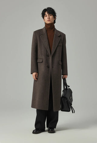 double-sided wool coat