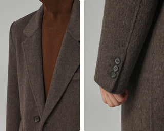 double-sided wool coat