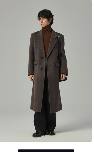 double-sided wool coat