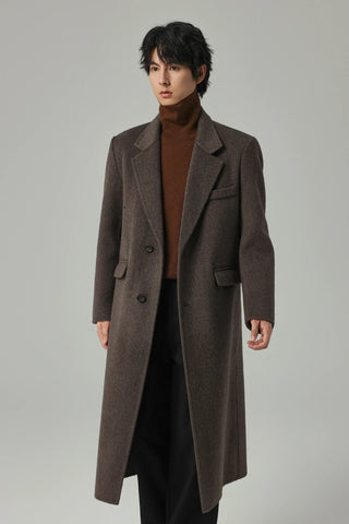double-sided wool coat