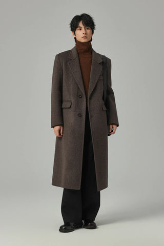 double-sided wool coat