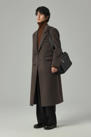 double-sided wool coat