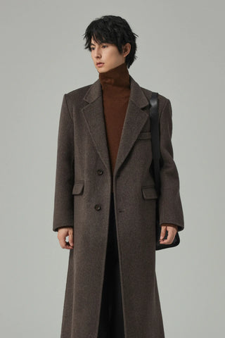 double-sided wool coat