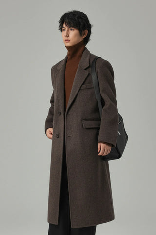 double-sided wool coat