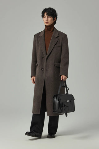 double-sided wool coat