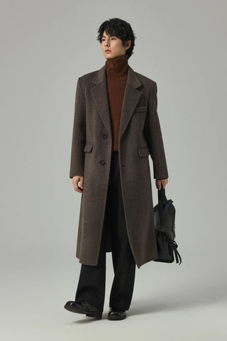 double-sided wool coat