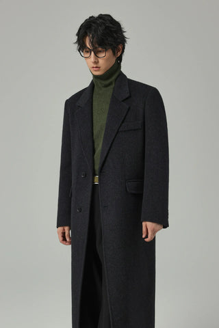 double-sided wool coat