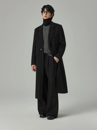 double-sided wool coat