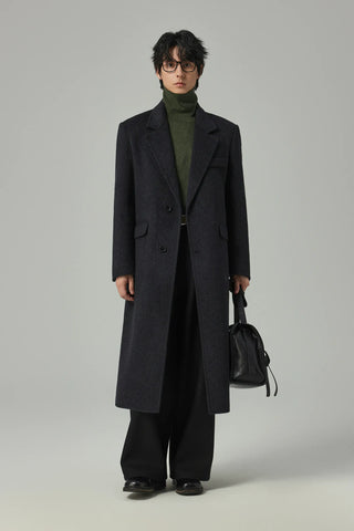 double-sided wool coat