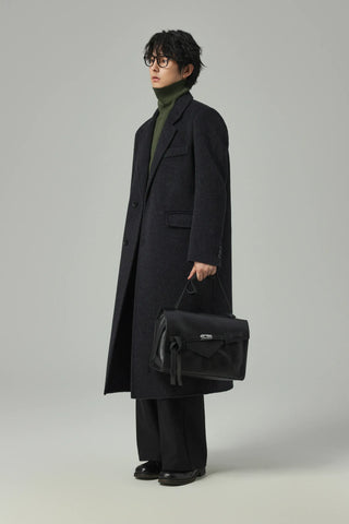 double-sided wool coat