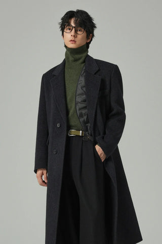 double-sided wool coat
