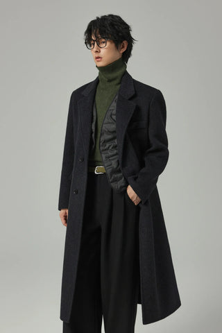 double-sided wool coat