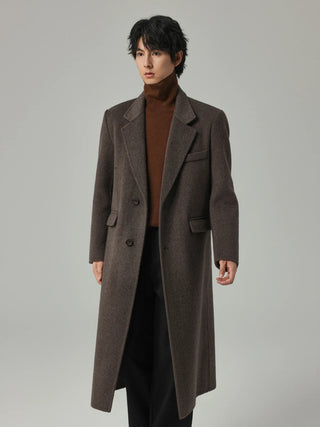double-sided wool coat