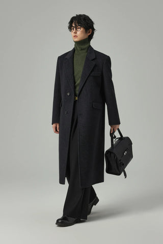double-sided wool coat