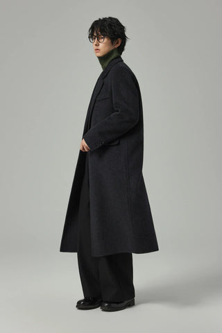 double-sided wool coat
