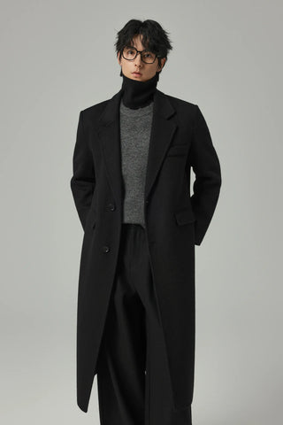 double-sided wool coat