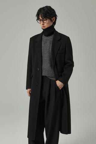 double-sided wool coat