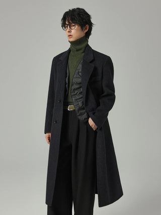 double-sided wool coat