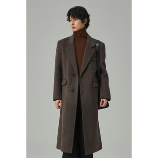 double-sided wool coat