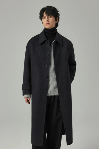 woven wool coat