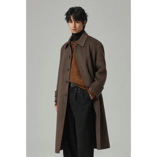 woven wool coat