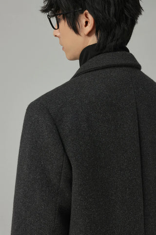 reversible wool coat