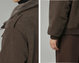 fleece-lined jacket