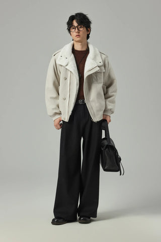 fleece-lined jacket