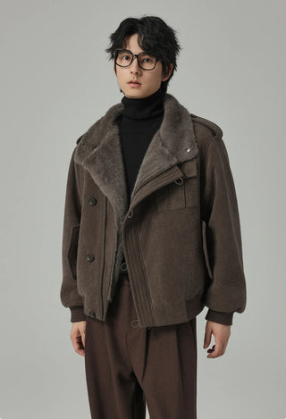 fleece-lined jacket