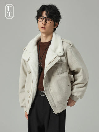 fleece-lined jacket