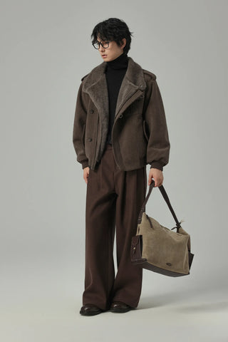 fleece-lined jacket