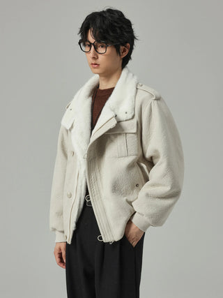 fleece-lined jacket