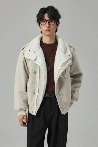 fleece-lined jacket