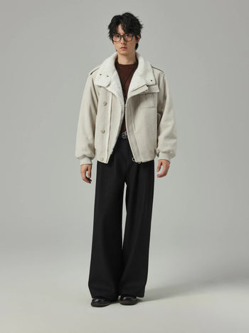 fleece-lined jacket