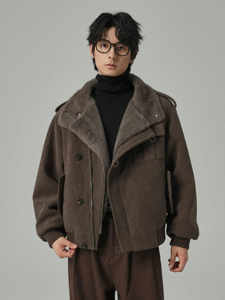 fleece-lined jacket