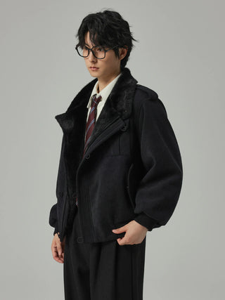 fleece-lined jacket