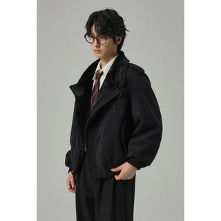 fleece-lined jacket