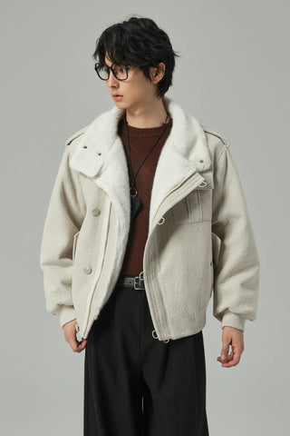 fleece-lined jacket