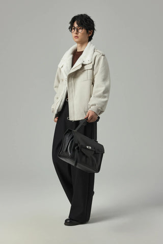 fleece-lined jacket