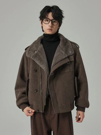 fleece-lined jacket