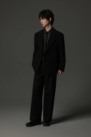 boot-cut suit